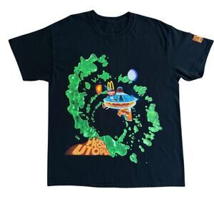Travis Scott Cactus Jack x McDonald's Live From Utopia Graphic Tee Black Size M
